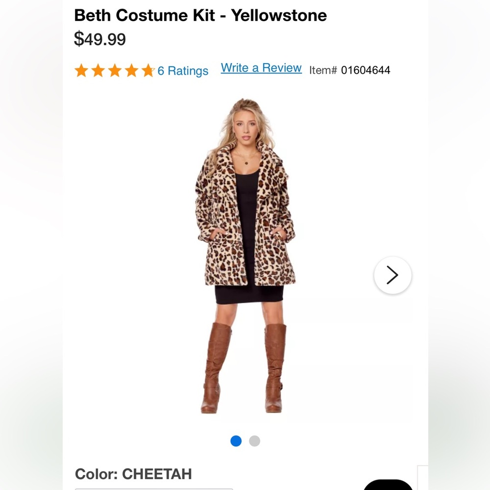 Leopard Print Women's Coat